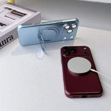 Load image into Gallery viewer, Magsafe 360 Rotating Bracket Matte Armor Phone Case for iPhone 18 17 Pro Max 18 Pro Ultrathin Lens Protection Magnetic Cover
