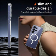 Load image into Gallery viewer, Crystal Clear Transparent Acrylic Phone Case for Samsung S26 S25 S24 S23 S22 S21 Ultra Plus FE for Magsafe Cases Accessories
