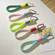 Load image into Gallery viewer, Mesh Mobile Phone Rope Lanyard Keychain Decorative Cord Accessories Wrist Strap
