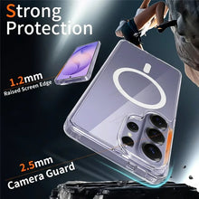 Load image into Gallery viewer, Crystal Clear Transparent Acrylic Phone Case for Samsung S26 S25 S24 S23 S22 S21 Ultra Plus FE for Magsafe Cases Accessories
