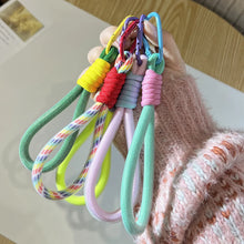 Load image into Gallery viewer, Mesh Mobile Phone Rope Lanyard Keychain Decorative Cord Accessories Wrist Strap
