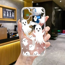 Load image into Gallery viewer, Magnetic Halloween Ghost Print Phone Case for Samsung Galaxy S21 S22 S23 S24 S25 Plus Ultra S21 FE Wireless Charge Acrylic Cover

