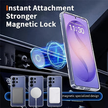 Load image into Gallery viewer, Crystal Clear Transparent Acrylic Phone Case for Samsung S26 S25 S24 S23 S22 S21 Ultra Plus FE for Magsafe Cases Accessories
