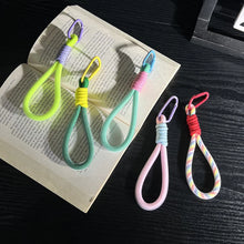 Load image into Gallery viewer, Mesh Mobile Phone Rope Lanyard Keychain Decorative Cord Accessories Wrist Strap
